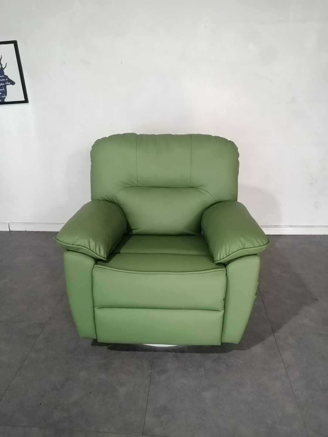 Home Cinema Recliners - Synthetic Leather Metal Frame Modern Cinema