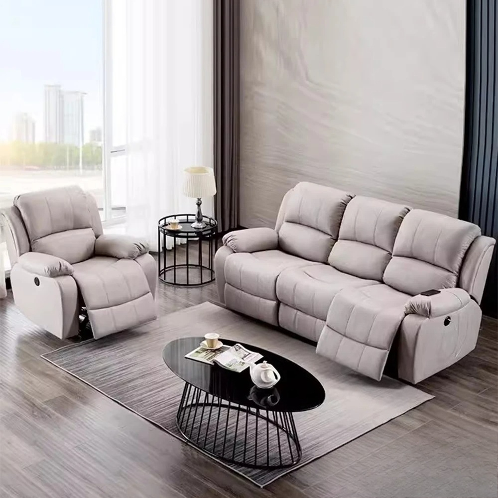 xx-Genuine Leather Manual Elec - Home Cinema Couch ulasan dan harga