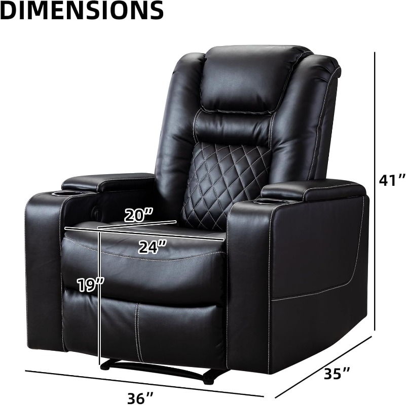 CANMOV Electric Power Recliner - Home Cinema Couch ulasan dan harga