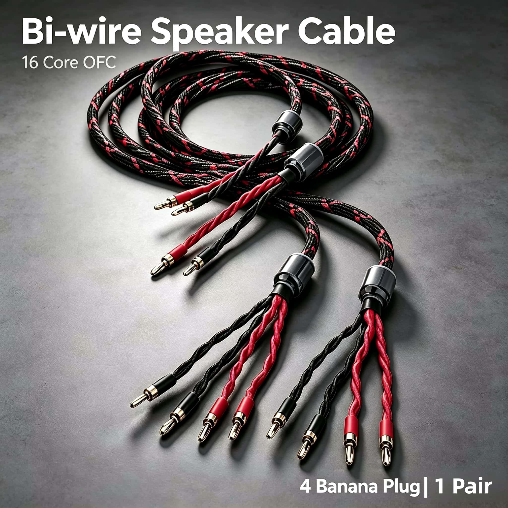 16 Core OFC Bi-Wire Speaker Ca - Home Cinema Hall ulasan dan harga