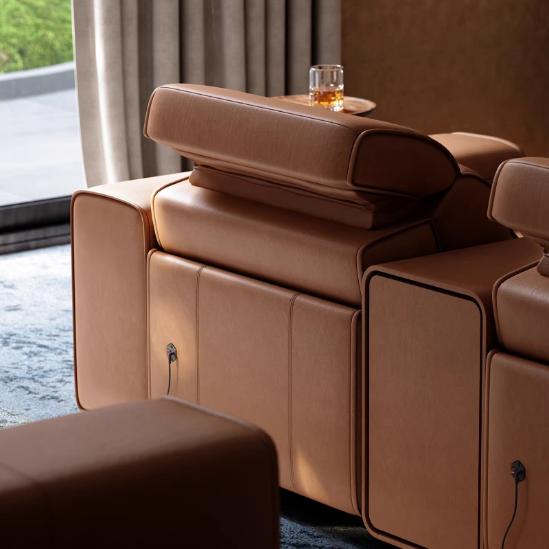 Top-grain Leather Electric Sof - Home Cinema Room Size ulasan dan harga
