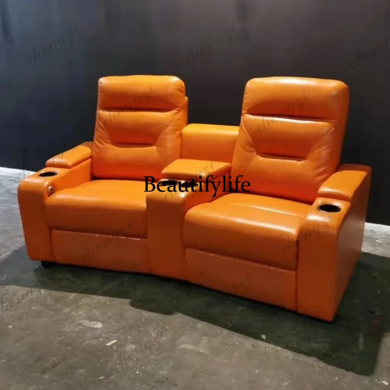 A49 Leather Sofa set With POWE - Home Cinema Couch ulasan dan harga