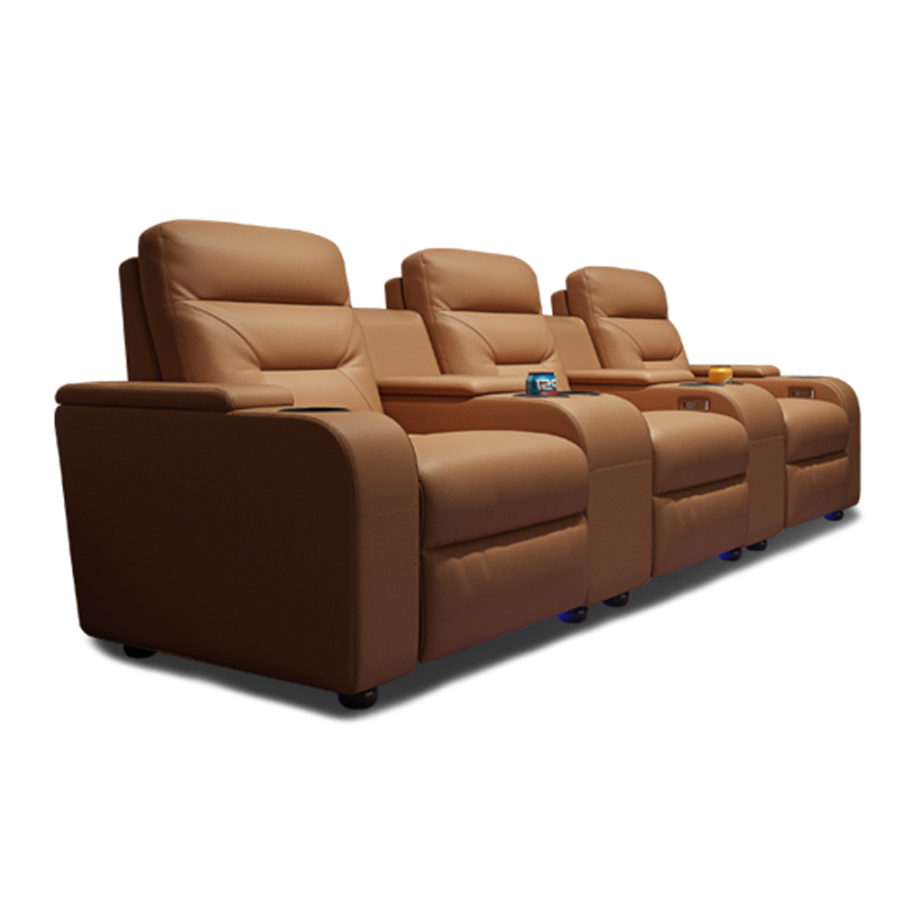 Linlamlim Genuine Leather Sofa - Home Cinema Couch ulasan dan harga