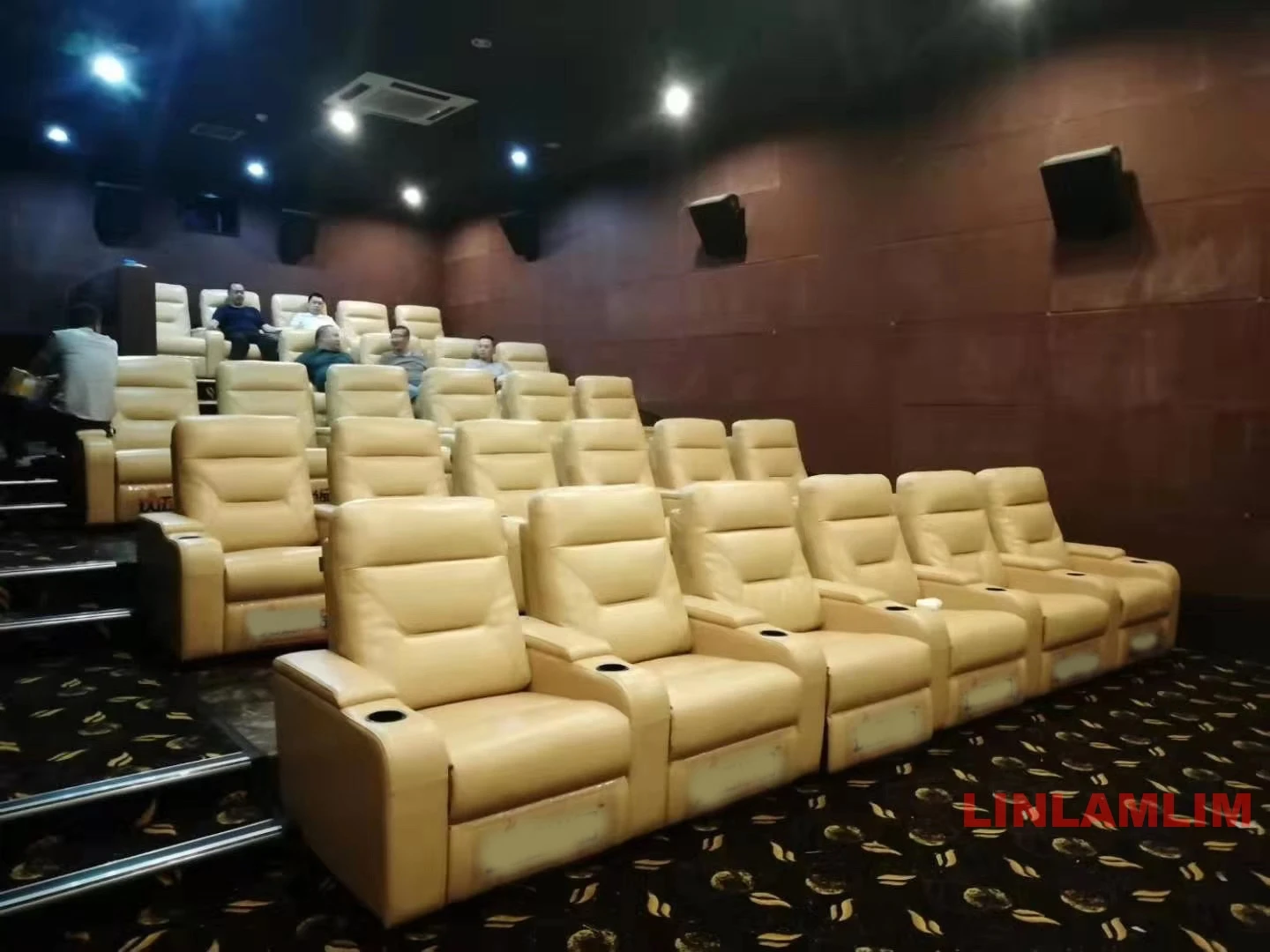 Linlamlim Genuine Leather Sofa - Home Cinema Couch ulasan dan harga