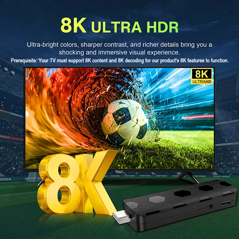 Android 16 8K Ultra HD TV Stic - Home Cinema Tv ulasan dan harga