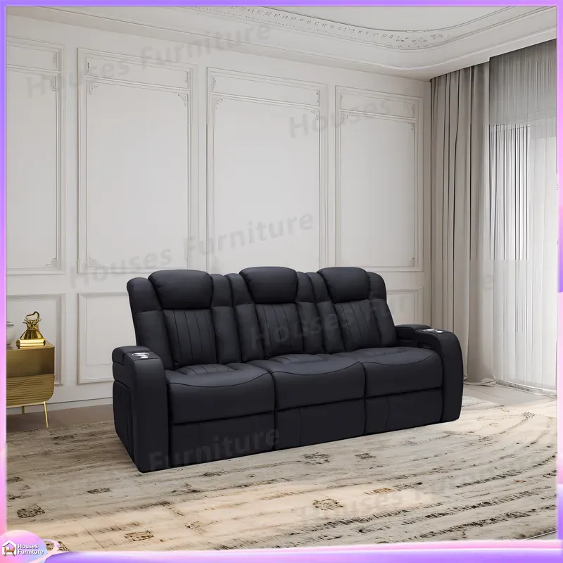 Leather Recliner Sofa Home The - Home Cinema Recliners ulasan dan harga